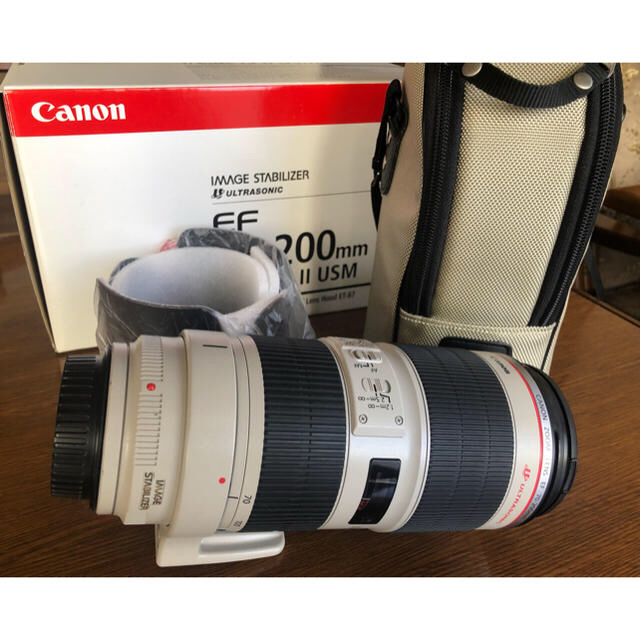 Canon(キヤノン)のcanon 70-200 f2.8 is ii スマホ/家電/カメラのカメラ(レンズ(ズーム))の商品写真