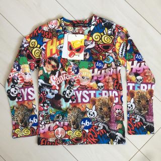 ヒステリックミニ(HYSTERIC MINI)の最終価格☆HYS 総柄 全面プリント ロンＴ ミニちゃん(Tシャツ/カットソー)