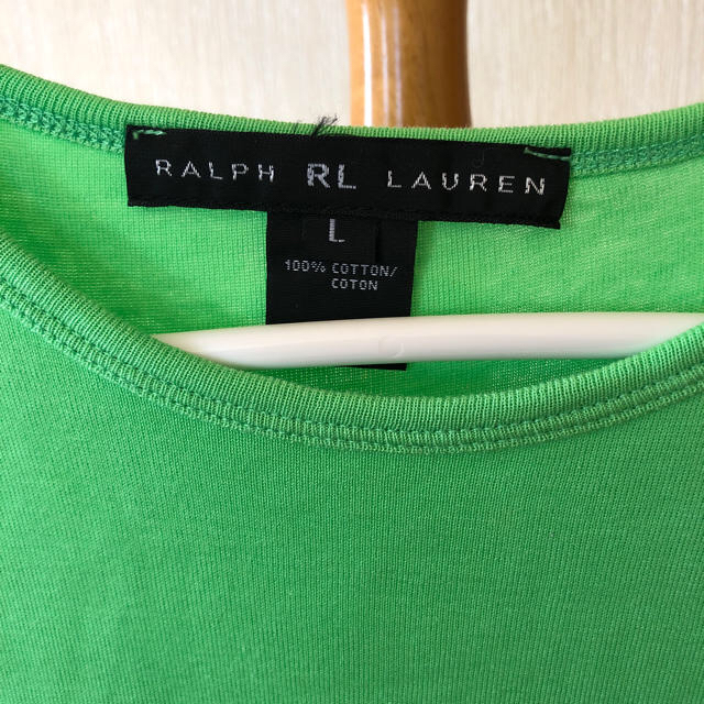 Ralph Lauren(ラルフローレン)のラルフローレン Tシャツ グリーン お値下げ レディースのトップス(Tシャツ(半袖/袖なし))の商品写真