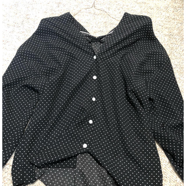 KBF(ケービーエフ)のドットシャツ レディースのトップス(シャツ/ブラウス(長袖/七分))の商品写真