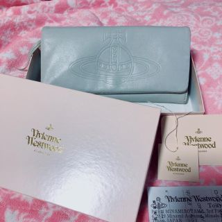 ヴィヴィアンウエストウッド(Vivienne Westwood)のVivienne Westwood グレー 牛革 長財布(財布)