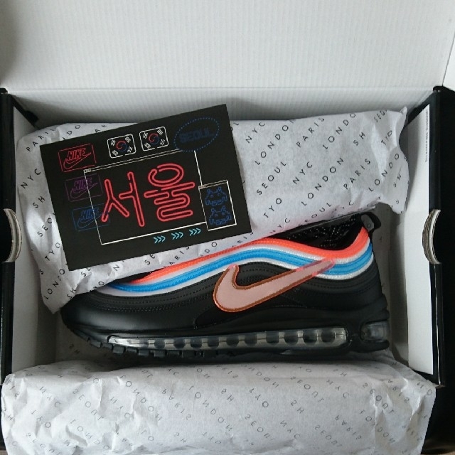 NIKE(ナイキ)の新品 NIKE AIR MAX 97 ON AIR NEON SEOUL 27 メンズの靴/シューズ(スニーカー)の商品写真