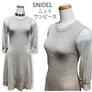 スナイデル(SNIDEL)のSNIDEL スナイデル ニット ワンピース(ひざ丈ワンピース)