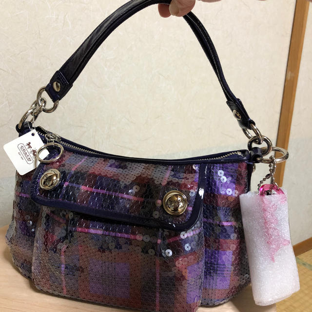 COACH(コーチ)の新品 coach poppy チェック2wayバッグ レディースのバッグ(ショルダーバッグ)の商品写真