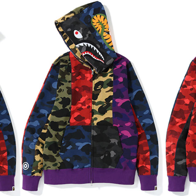 シャークパーカー BAPE