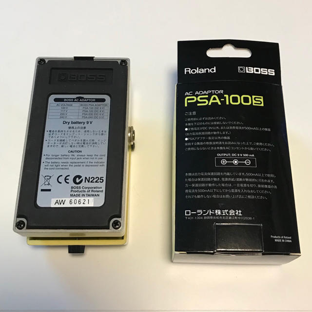 BOSS SD-1 と PSA-100S電源セット 1