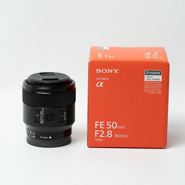 SONY(ソニー)の光学美品 ソニー FE 50mm F2.8 Macro SEL50M28 スマホ/家電/カメラのカメラ(レンズ(単焦点))の商品写真