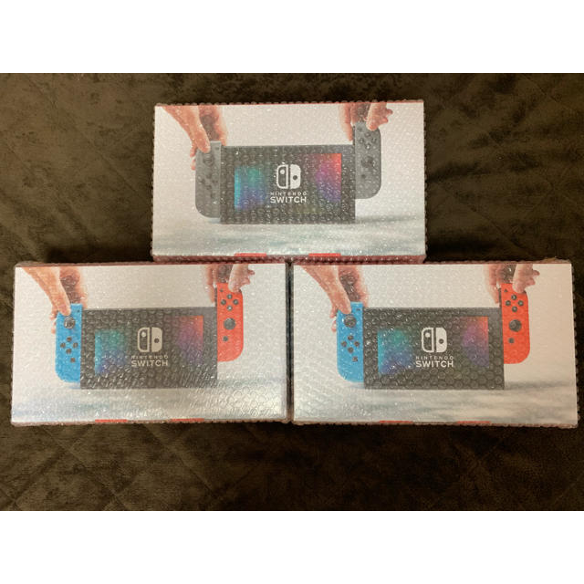最新 Nintendo 新品・未開封 3台 本体 Switch Nintendo - Switch 家庭用ゲーム機本体 最新 Nintendo 新品・未開封 3台 本体 Switch Nintendo - Switch 家庭用ゲーム機本体
