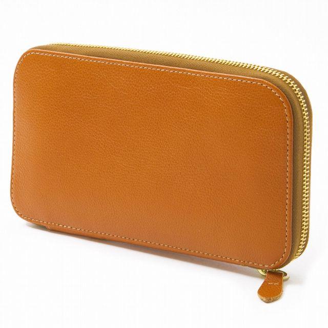 IL BISONTE VACCHETTA 長財布 レザーラウンドファスナー