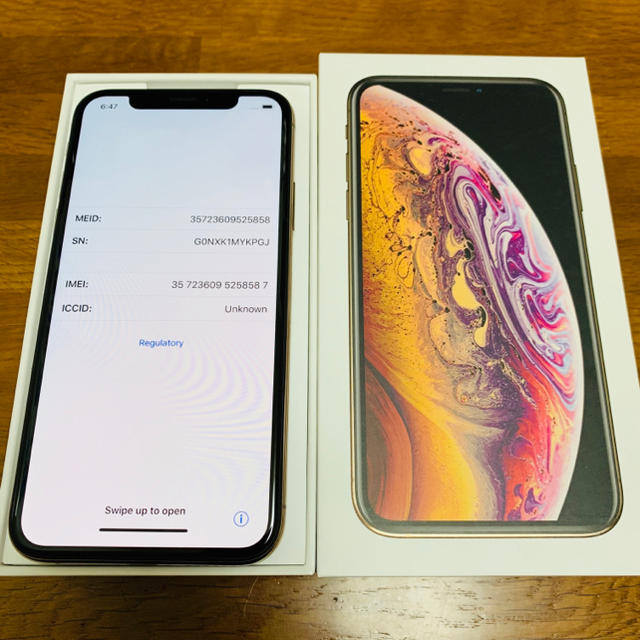 iPhoneXS 256GB ゴールド SIMフリー 超美品 1