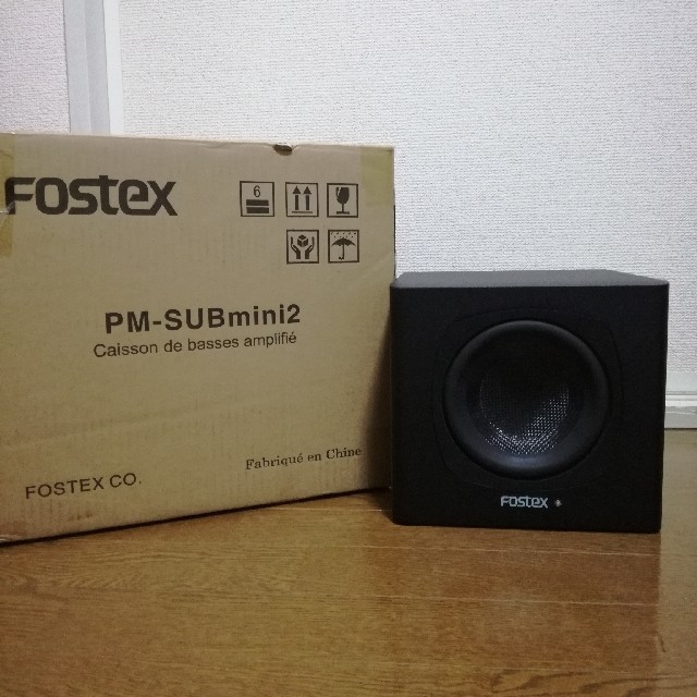 FOSTEX アクティブ・サブウーハー PM-SUBmini2 スマホ/家電/カメラのオーディオ機器(スピーカー)の商品写真