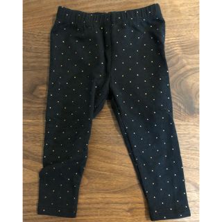 ベビーギャップ(babyGAP)のbabygap ドット ブラックレギンス(パンツ/スパッツ)