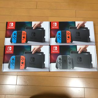 ニンテンドースイッチ(Nintendo Switch)のNintendo Switch 新品未使用 4台(家庭用ゲーム機本体)