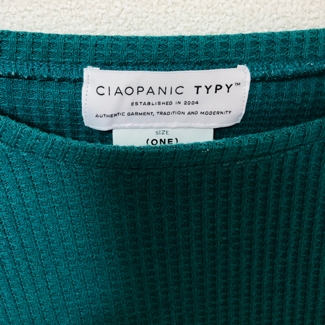 CIAOPANIC TYPY(チャオパニックティピー)のCIAOPANIC TYPY サーマル袖フリルTee  レディースのトップス(Tシャツ(半袖/袖なし))の商品写真