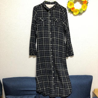 ショコラフィネローブ(chocol raffine robe)のシャツワンピース(ロングワンピース/マキシワンピース)