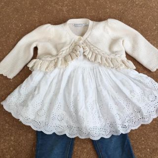 ラルフローレン(Ralph Lauren)の新品ラルフローレンの軽めのカーディガン ボレロ 80 春服(カーディガン/ボレロ)