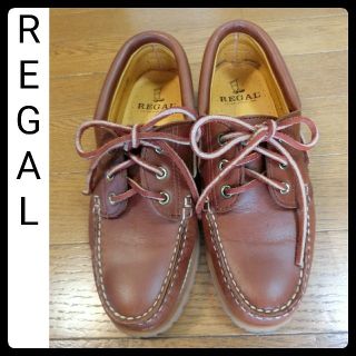 リーガル(REGAL)のREGAL　デッキシューズ　革靴(ローファー/革靴)