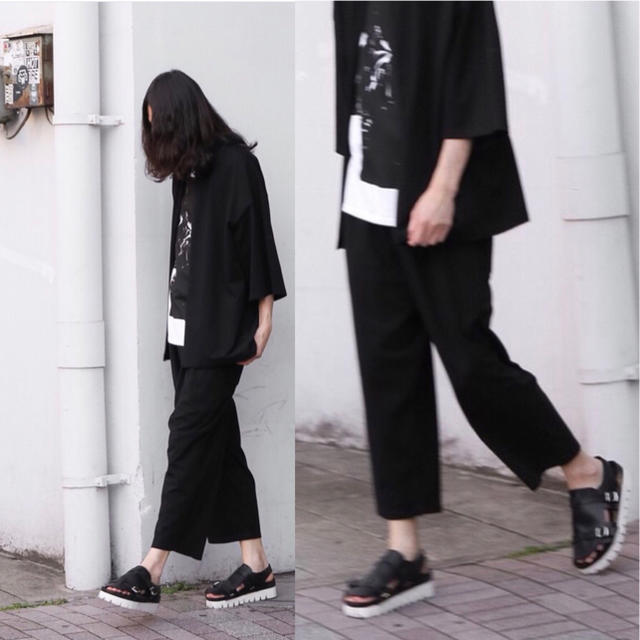 LAD MUSICIAN(ラッドミュージシャン)の18ss  lad musician クロップドパンツ 44 メンズのパンツ(スラックス)の商品写真