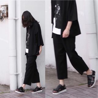 ラッドミュージシャン(LAD MUSICIAN)の18ss  lad musician クロップドパンツ 44(スラックス)