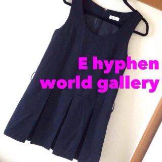 イーハイフンワールドギャラリー(E hyphen world gallery)のイーハイフン♡プリーツジャンスカ(ミニワンピース)