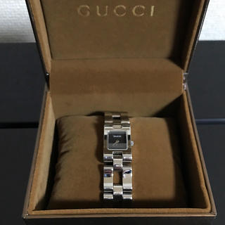 グッチ(Gucci)のGUCCI グッチ 2305L クォーツ レディース 黒文字盤 稼働品 腕時計(腕時計)