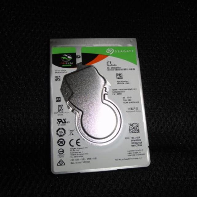 SEAGATE ST2000LX001 2.5インチ内蔵HDD 2TB SSHD