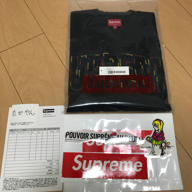 Supreme(シュプリーム)の【S】Supreme International L/S Tee メンズのトップス(Tシャツ/カットソー(七分/長袖))の商品写真