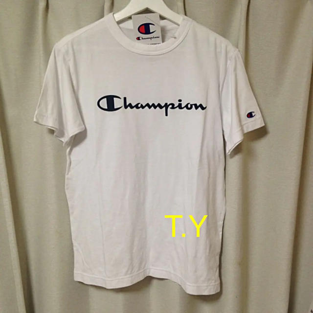 Champion(チャンピオン)のChampion Tシャツ 白 Supreme EMODA Ungrid好きに メンズのトップス(Tシャツ/カットソー(半袖/袖なし))の商品写真