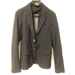 コムデギャルソンオムプリュス(COMME des GARCONS HOMME PLUS)のコムデギャルソン オム プリュス ポリ縮絨ジャケット サイズXS ブラック(テーラードジャケット)