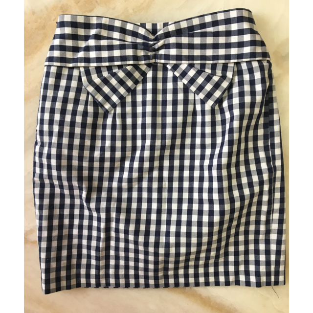 ASTORIA ODIER(アストリアオディール)のアストリア オディール チェック ネイビー ミニスカート レディースのスカート(ミニスカート)の商品写真