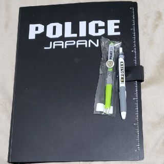 警察　文房具セット(ボールペン2本とバインダー)(ペン/マーカー)