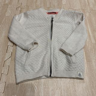 ザラキッズ(ZARA KIDS)のZARAベビー カーディガン アイボリー(カーディガン/ボレロ)