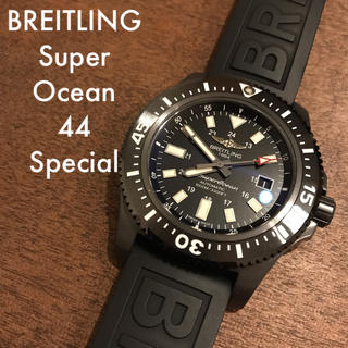 ブライトリング(BREITLING)のブライトリング スーパーオーシャン 44 スペシャル 黒 ブラック(腕時計(アナログ))