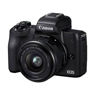 キヤノン(Canon)の新品  Canon EOS Kiss M レンズセット ブラック(ミラーレス一眼)