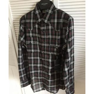 サンローラン(Saint Laurent)のwands様専用！サンローランウエスタン チェックシャツ 新品！(シャツ)