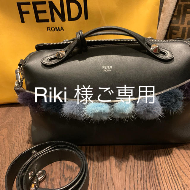T-ポイント5倍】 FENDI - FENDI ブラック バイザウェイ ハンドバッグ