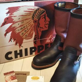 チペワ(CHIPPEWA)の未使用 チペワ エンジニアブーツ 検) レッドウイング(ブーツ)