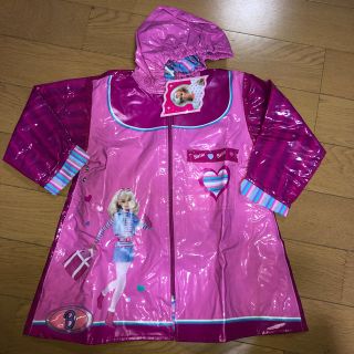 バービー(Barbie)のBarbie レインコート 3T 新品(レインコート)