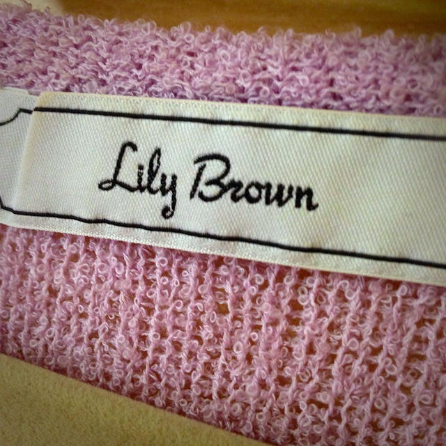 Lily Brown(リリーブラウン)のSALE！ Lily Brown カーデ レディースのトップス(カーディガン)の商品写真
