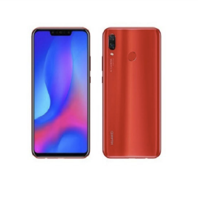 スマホ/家電/カメラHUAWEI  nova3  red  ・Simフリー