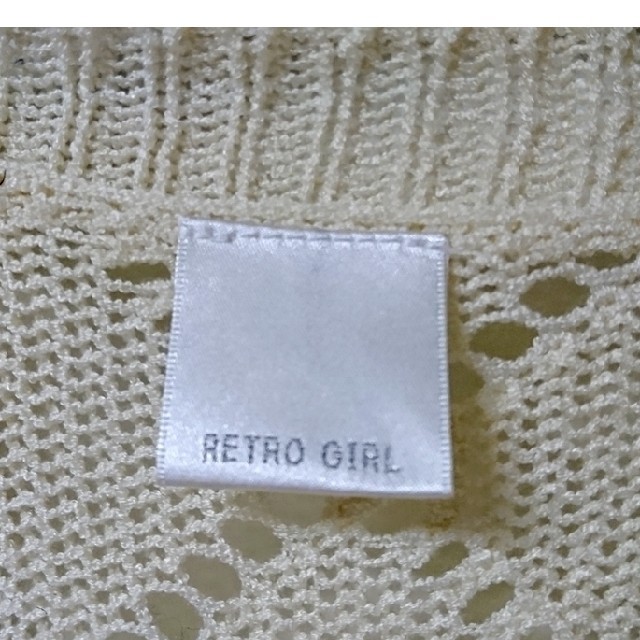 RETRO GIRL(レトロガール)のレトロガール 薄 ニットカーディガン レディースのトップス(カーディガン)の商品写真