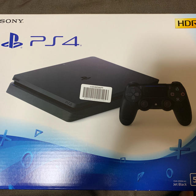 PlayStation4(プレイステーション4)のPS4 ジェット・ブラック 500GB CUH-2100AB01 エンタメ/ホビーのゲームソフト/ゲーム機本体(家庭用ゲーム機本体)の商品写真