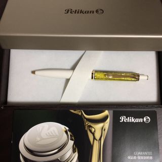 Pelikan - ペリカン ボールペン スーベレーンK400 ホワイトトータス