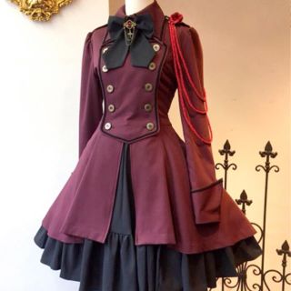 アトリエボズ(ATELIER BOZ)のアトリエBOZ軍服ワンピース(ひざ丈ワンピース)