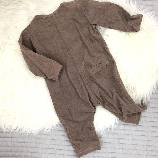 ZARA KIDS(ザラキッズ)のリブカバーオール キッズ/ベビー/マタニティのベビー服(~85cm)(カバーオール)の商品写真