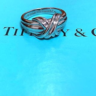 ティファニー(Tiffany & Co.)のティファニー シグネチャーリング 750 美品　SALE(リング(指輪))