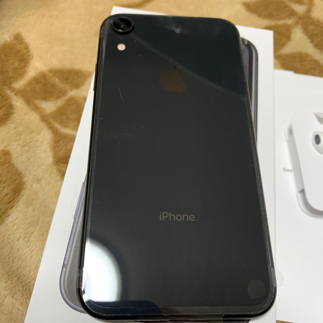 SIMロック解除済み 新品未使用 au iPhone XR ブラック 64GB