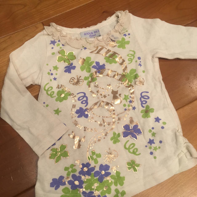 ANNA SUI mini(アナスイミニ)のアナスイ ロンT 90センチ キッズ/ベビー/マタニティのキッズ服女の子用(90cm~)(Tシャツ/カットソー)の商品写真