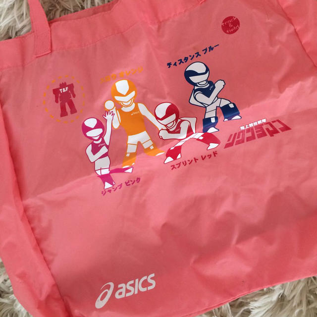 asics(アシックス)の陸上 部活 pink レディースのバッグ(トートバッグ)の商品写真