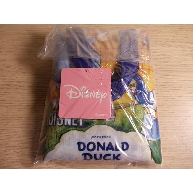 Disney(ディズニー)のディズニーキャラクターズ ポスター柄エコバッグ ドナルドダック（ブルー）◆新品 レディースのバッグ(エコバッグ)の商品写真